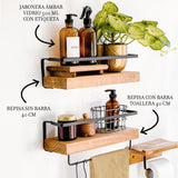 Pack baño repisas Eloy 40 cm