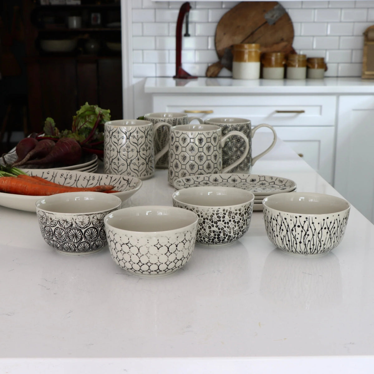 Set bowls cerámica