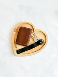 Bandeja corazón madera
