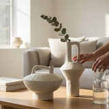 Jarrón blanco nórdico