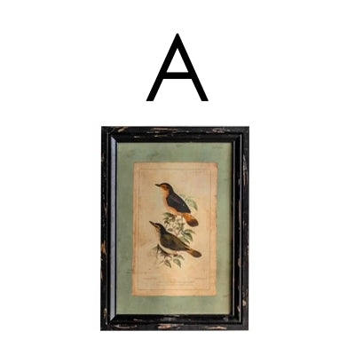 Cuadro pajarito madera