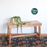 Banqueta madera rústica