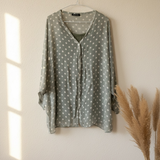 Blusa seda puntos italiana