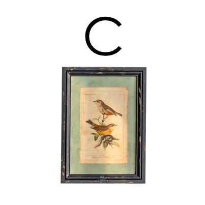 Cuadro pajarito madera