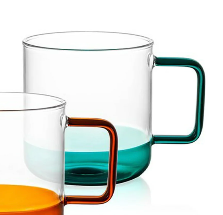 Taza borosilicato colores