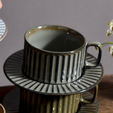 Set té cerámica relieve
