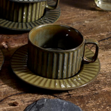 Set té cerámica relieve