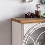 Buffet fierro madera blanco