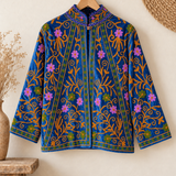 Chaqueta terciopelo azul