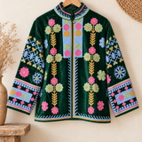 Chaqueta terciopelo verde
