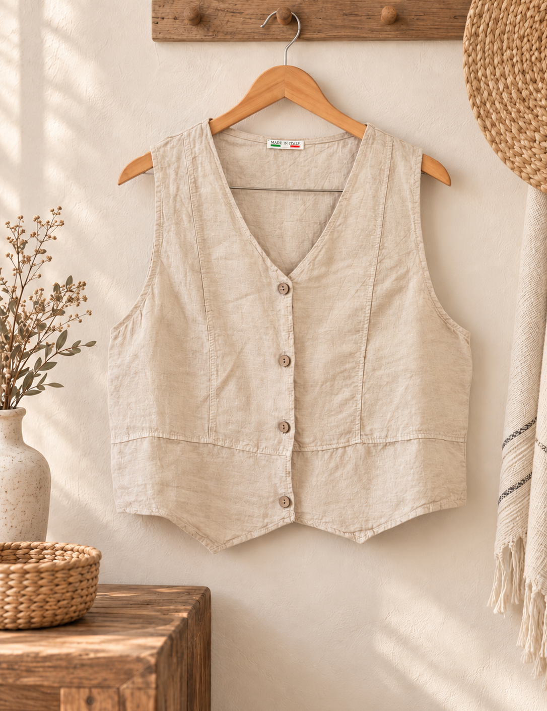 Blusa gillette lino italiana