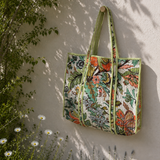 Bolso algodón flores