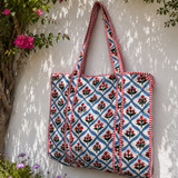 Bolso algodón lirios