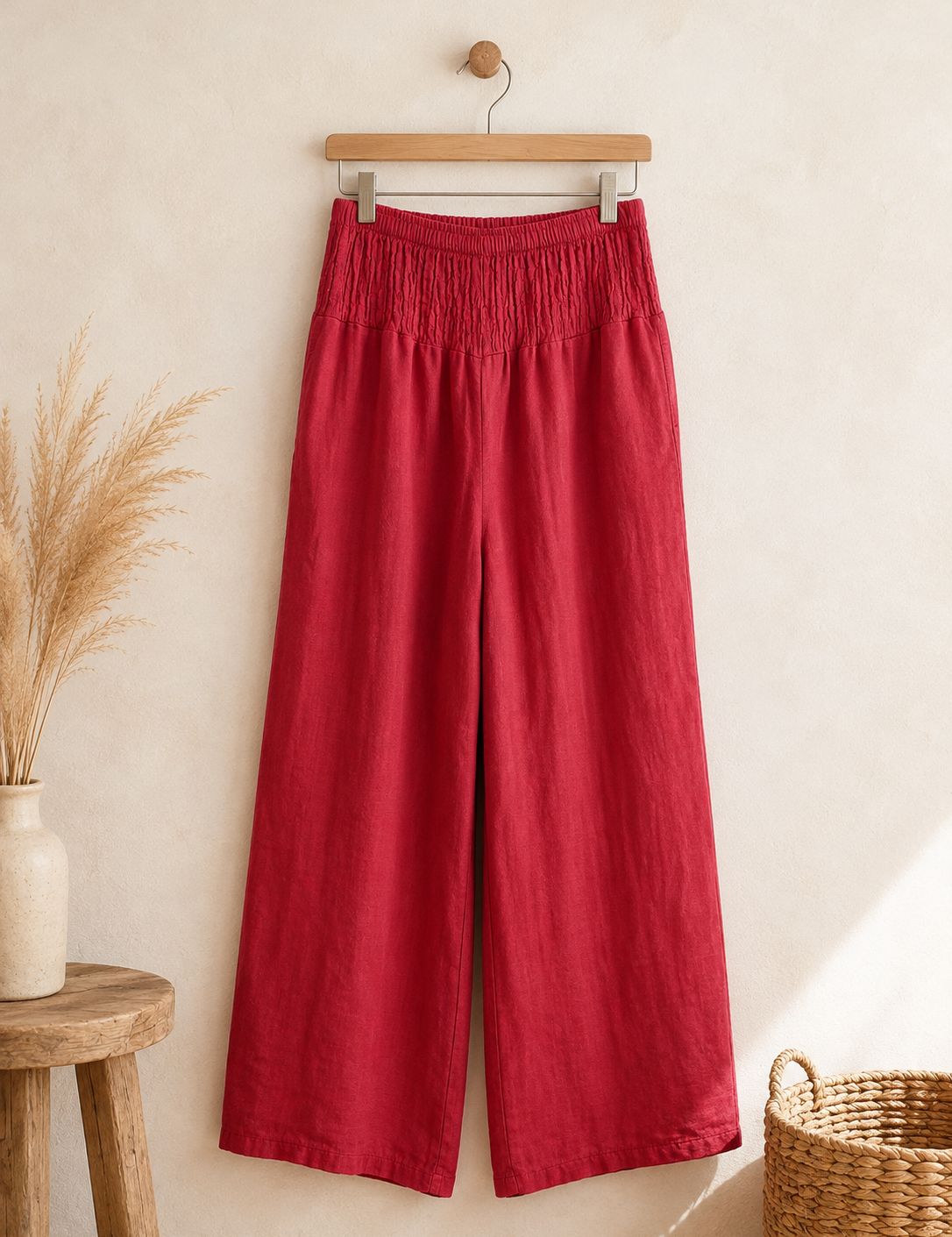 Pantalón pretina lino italiano