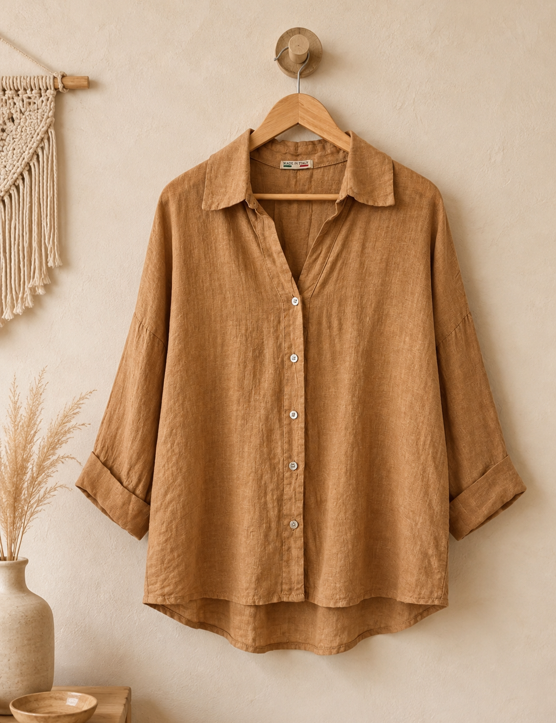 Blusa lino italiana