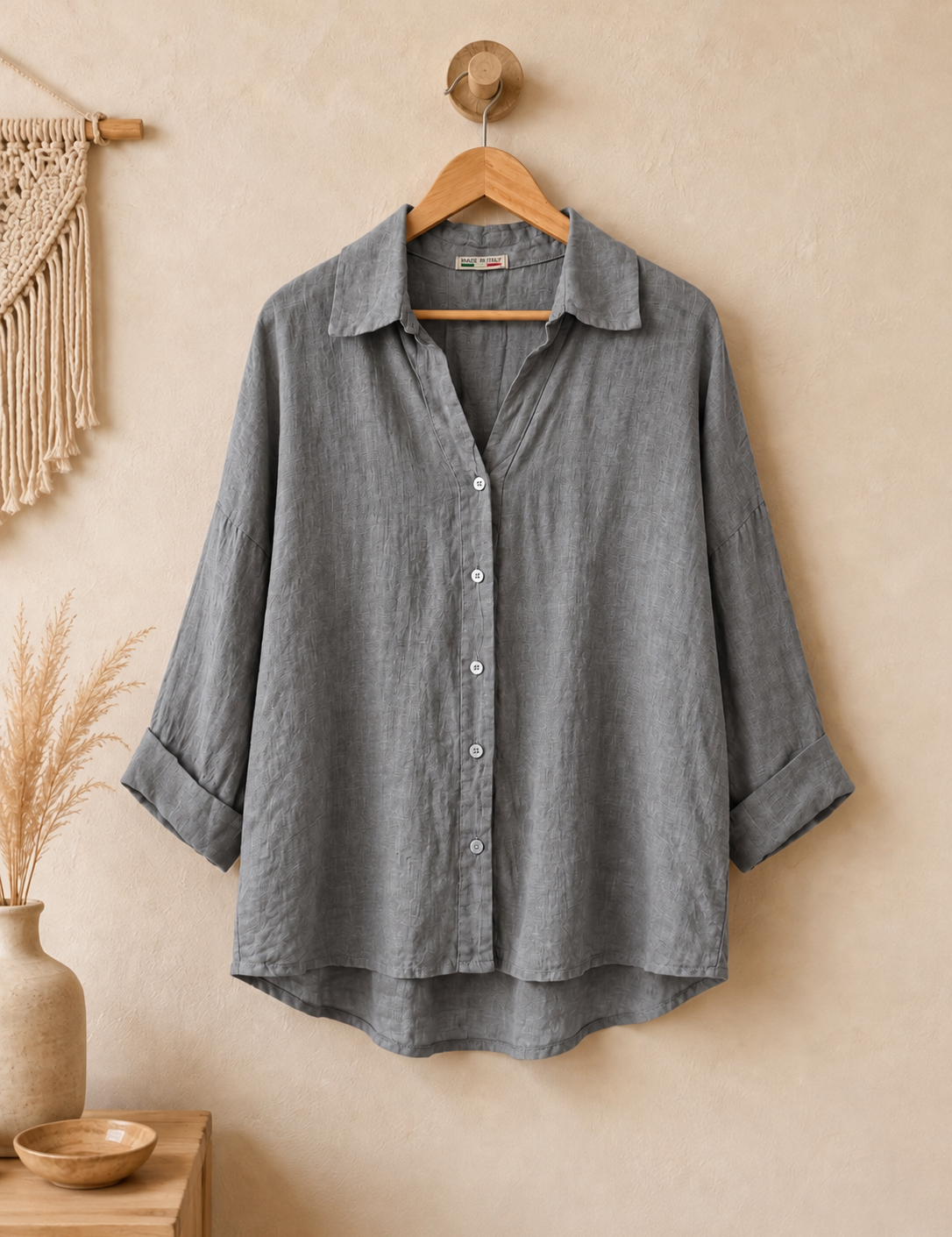 Blusa lino italiana