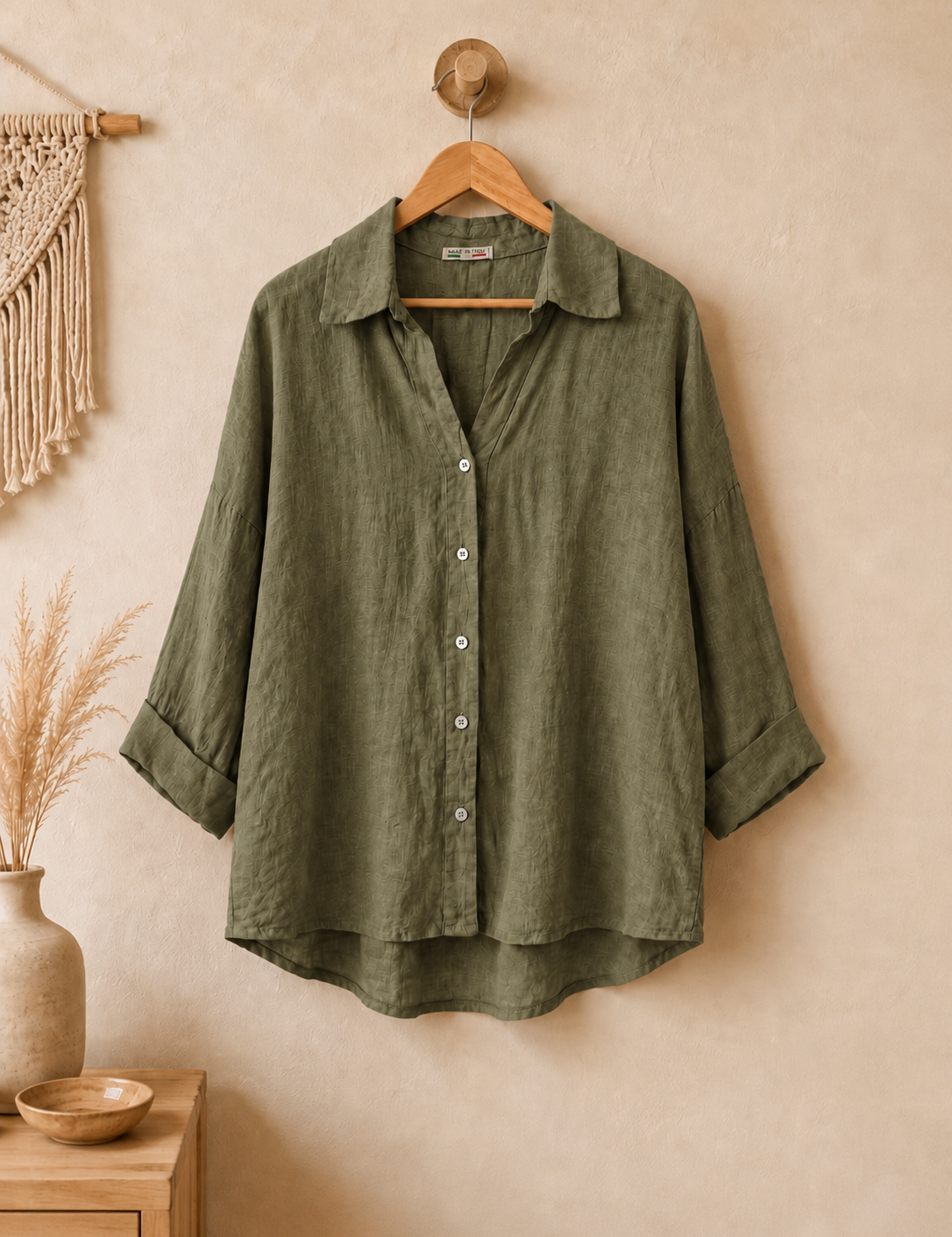 Blusa lino italiana
