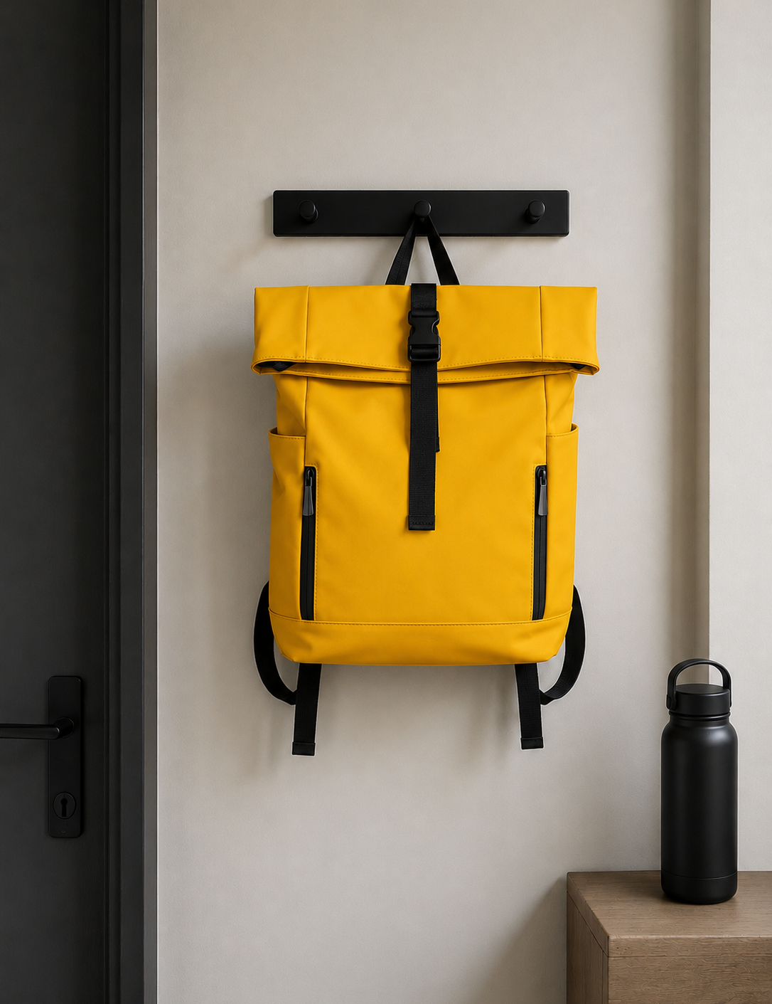 Mochila roll top engomada 23L
