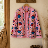 Chaqueta algodón rosa