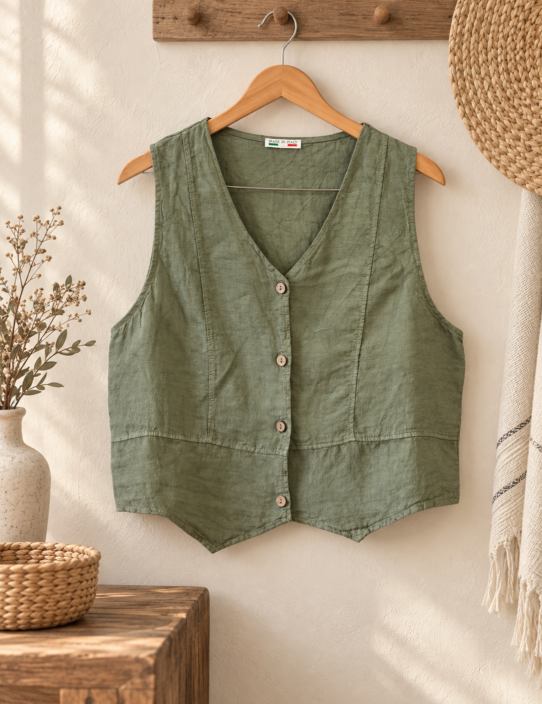 Blusa gillette lino italiana