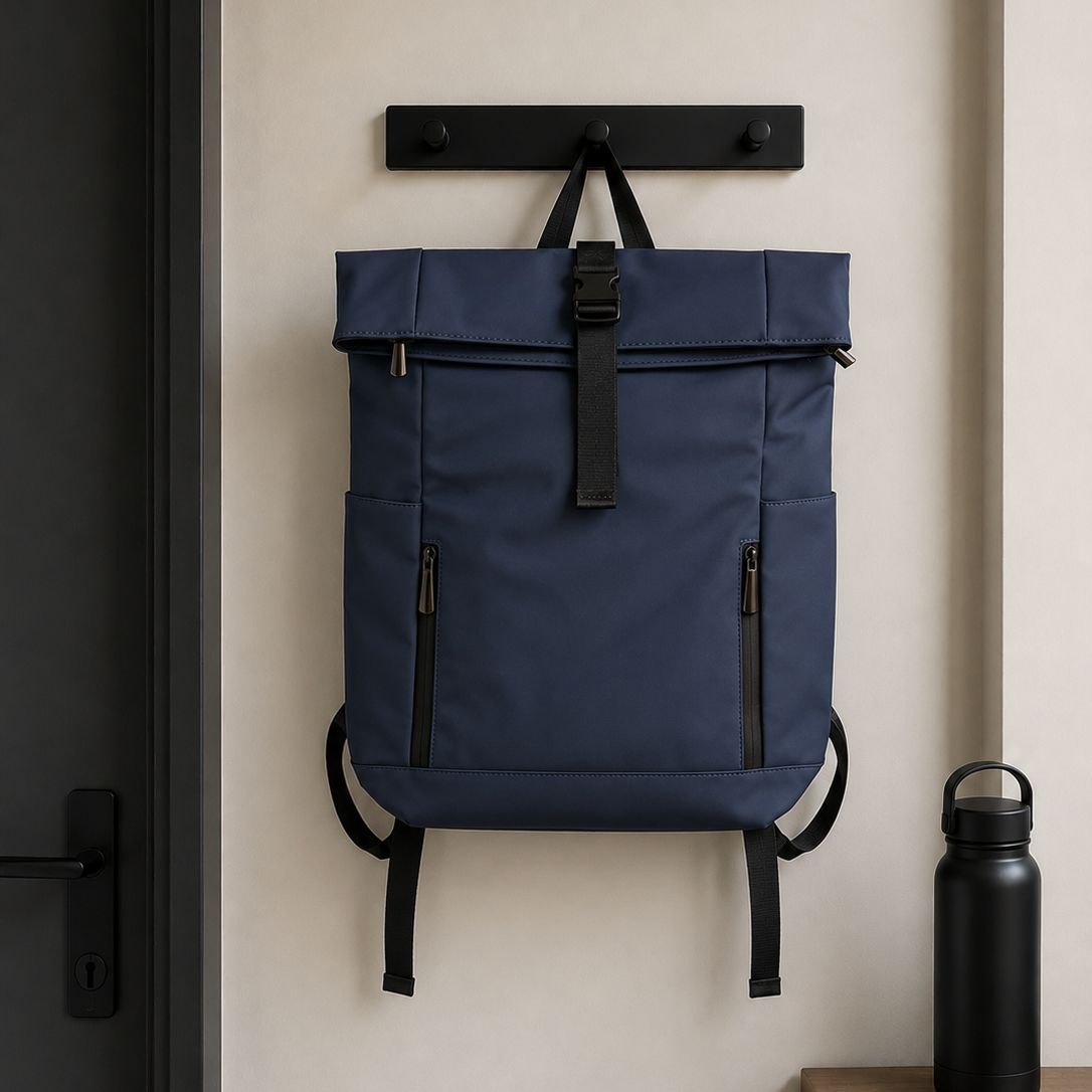 Mochila roll top engomada 23L