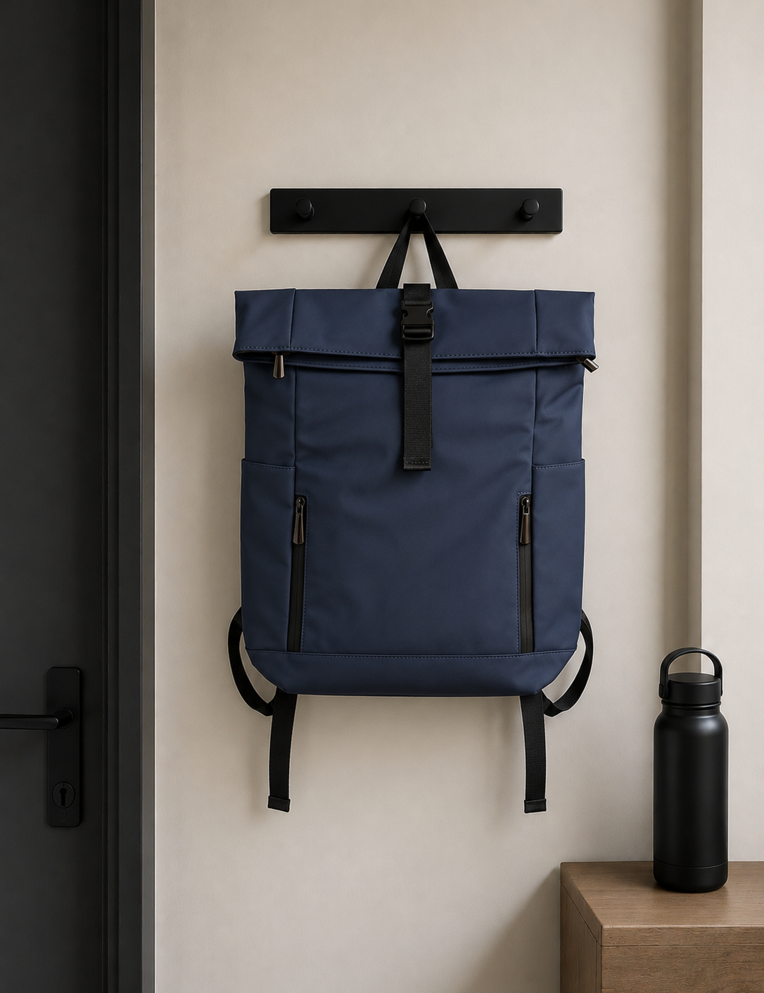 Mochila roll top engomada 23L