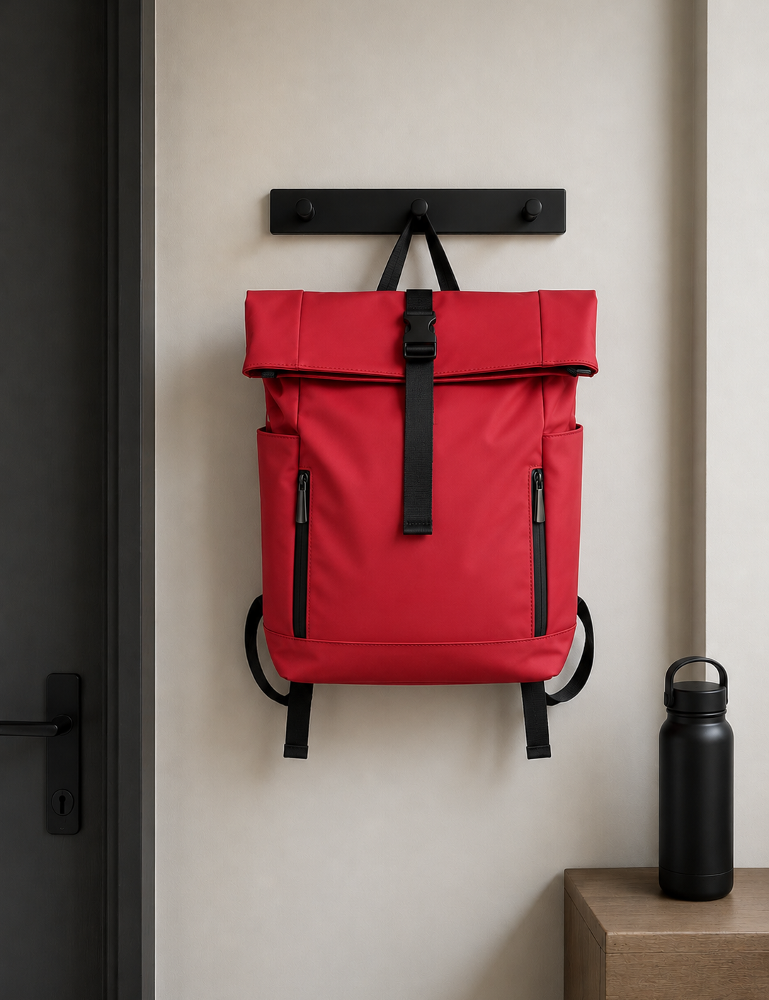 Mochila roll top engomada 23L