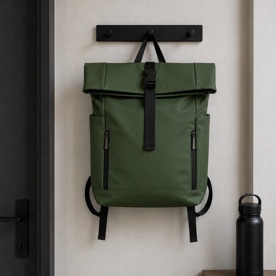 Mochila roll top engomada 23L