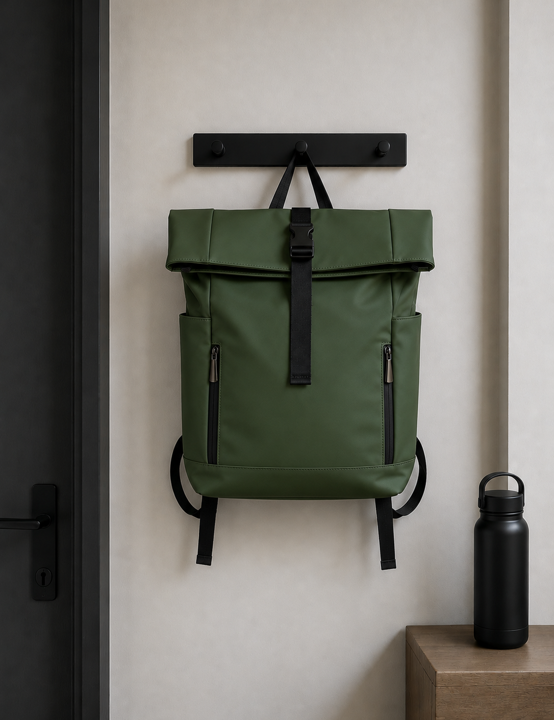 Mochila roll top engomada 23L