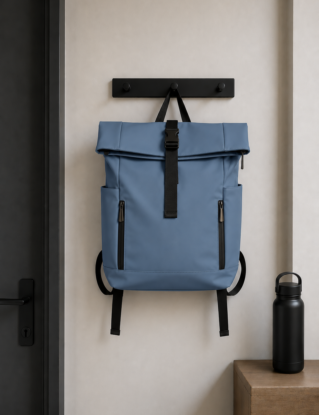 Mochila roll top engomada 23L