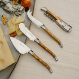 Set cuchillos queso abridor