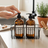 Pack dispensadores ámbar canasto