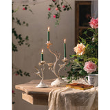 Candelabro pajaritos metálico