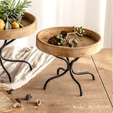 Pedestal madera fierro
