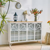 Mueble gabinete fierro blanco