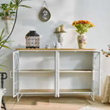 Mueble gabinete fierro blanco