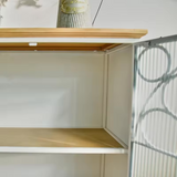 Mueble gabinete fierro blanco