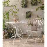 Mesa fierro blanca antique