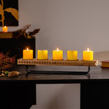 Bandeja porta velas madera