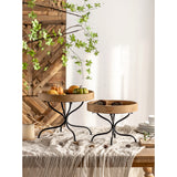 Pedestal madera fierro