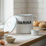 Contenedor harina enlozado