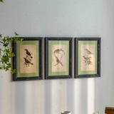 Cuadro pajarito madera