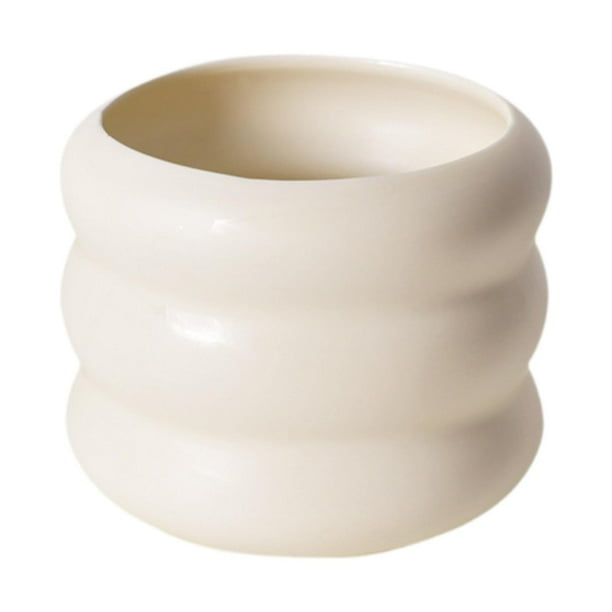 Maceteros cerámica beige
