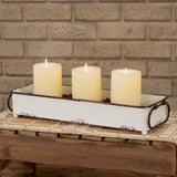 Bandeja rectangular enlozada asas