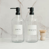 Dispensador vidrio transparente 1 L