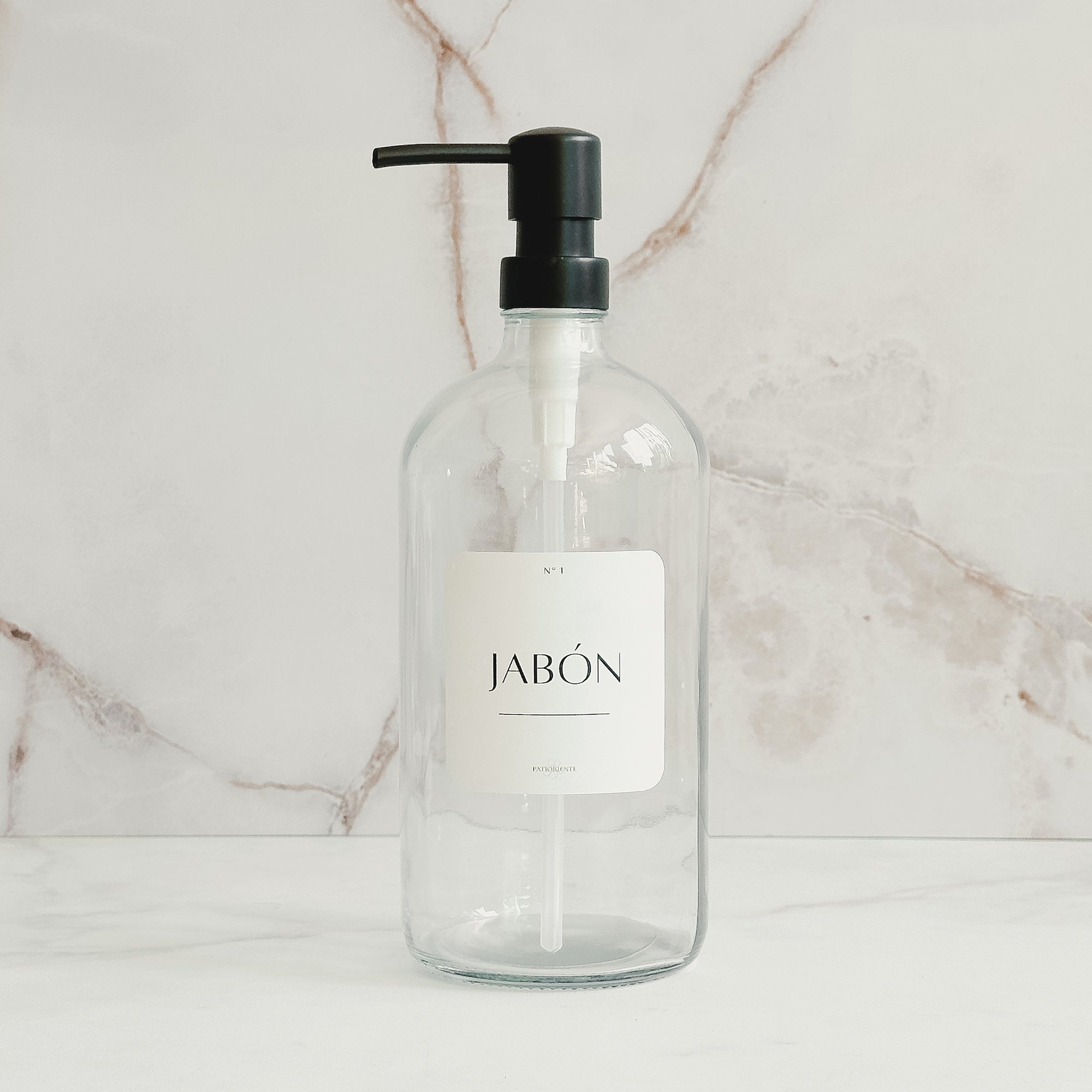 Dispensador vidrio transparente 1 L