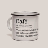 Taza enlozada entusiasmos filosóficos