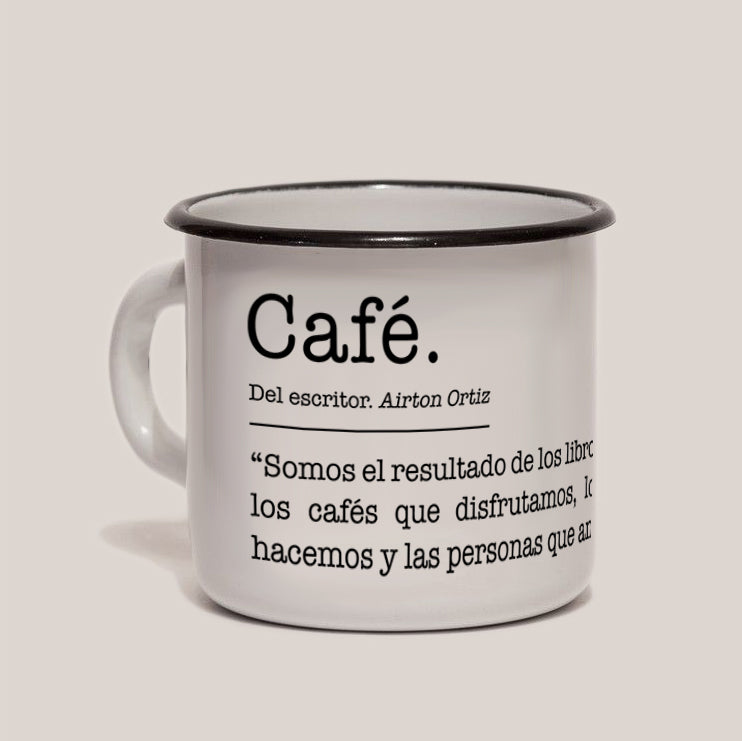 Taza enlozada entusiasmos filosóficos