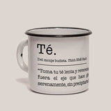Taza enlozada entusiasmos filosóficos