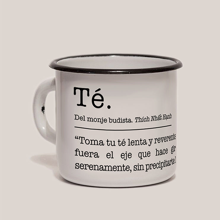 Taza enlozada entusiasmos filosóficos